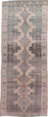 Antique Bidjar Runner Rug (4' x 10')